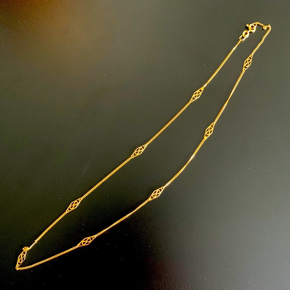 Vintage 14k yellow gold chain